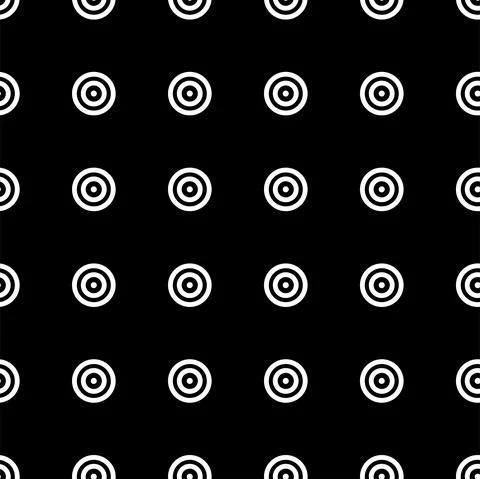 Vector illustration. Geometric seamless pattern. Solid dots Stock Illustration