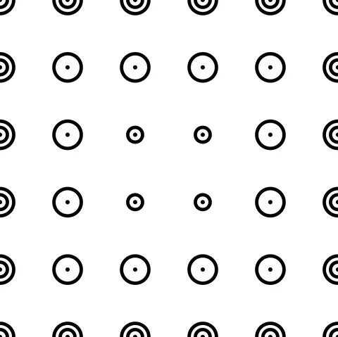 Vector illustration. Geometric seamless pattern. Solid dots イラスト素材