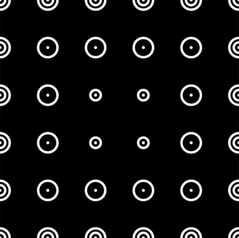 Vector illustration. Geometric seamless pattern. Solid dots Stock Illustration