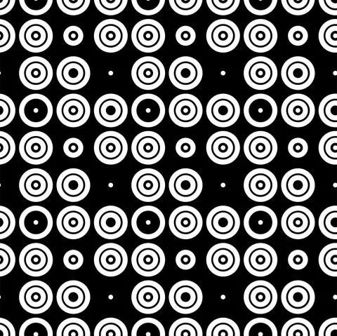 Vector illustration. Geometric seamless pattern. Solid dots. Stock Illustration