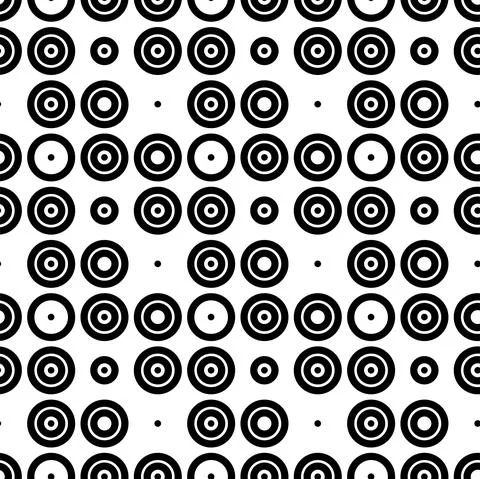 Vector illustration. Geometric seamless pattern. Solid dots. Stock Illustration