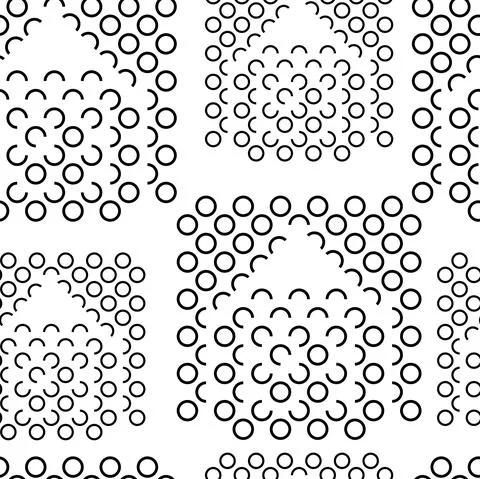 Vector illustration. Geometric seamless pattern. Stock Illustration