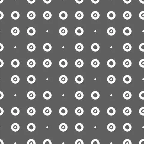 Vector illustration. Geometric seamless pattern. Solid dots and rhombus-shape Stock Illustration
