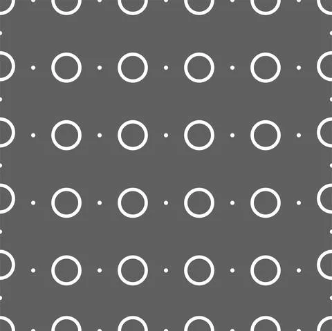 Vector illustration. Geometric seamless pattern. Solid dots and rhombus-shape Stock Illustration