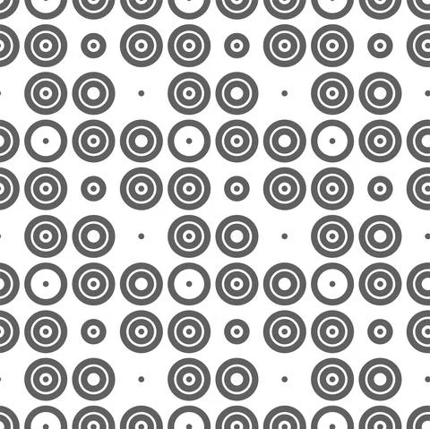 Vector illustration. Geometric seamless pattern. Solid dots and rhombus-shape Stock Illustration