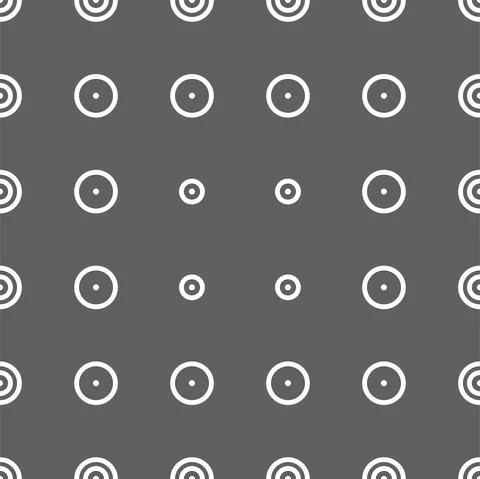 Vector illustration. Geometric seamless pattern. Solid dots Stock Illustration