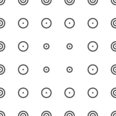 Vector illustration. Geometric seamless pattern. Solid dots Illustrazione stock