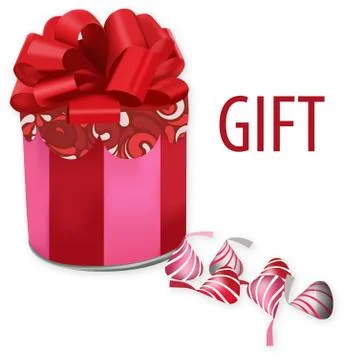 Vector illustration of Gift present Stock Illustration