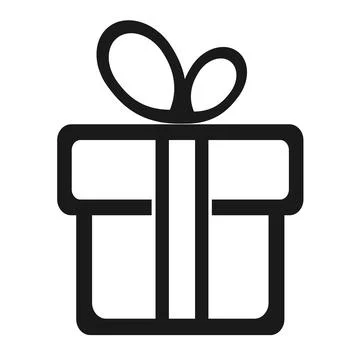 Vector illustration, gift wrapping of a web icon. Stock Illustration