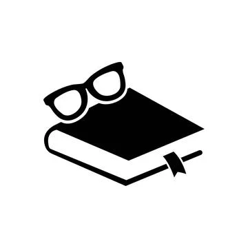 Vector illustration glasses with a bookVector illustration glass Stock Illustration