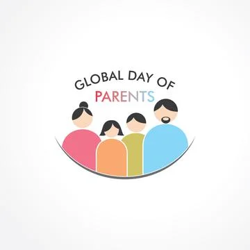 Vector Illustration of Global Parents Day design Stock Illustration