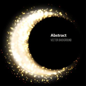 Vector illustration of gold abstract background Stock Illustration