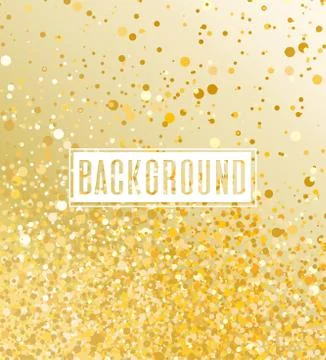 Vector illustration gold glitter light Stock Illustration