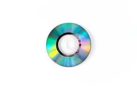 Vector illustration gold Mini CD disk for used in design Stock Photos