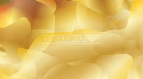 Vector illustration of golden yellow background Wave pattern and gradation. e Stock Illustration