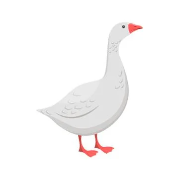 Vector illustration of a goose Stock Illustration
