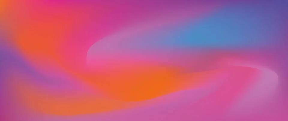 Vector illustration. Gradient background in bright colors. Banner template Stockillustratie