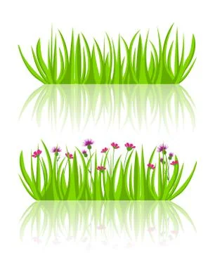 Vector illustration grass Stock Illustration