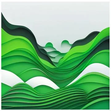 Vector illustration of green eco background earth day Stock Illustration