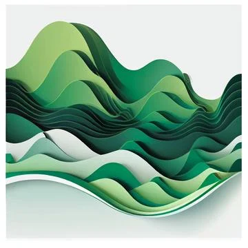Vector illustration of green eco background earth day Stock Illustration