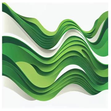 Vector illustration of green eco background earth day Stock Illustration