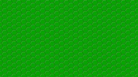 Vector illustration of green hexagon background. Technology pattern. Illustrazione stock