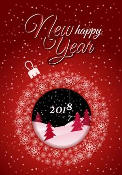 Vector illustration greeting card. Stock Illustration