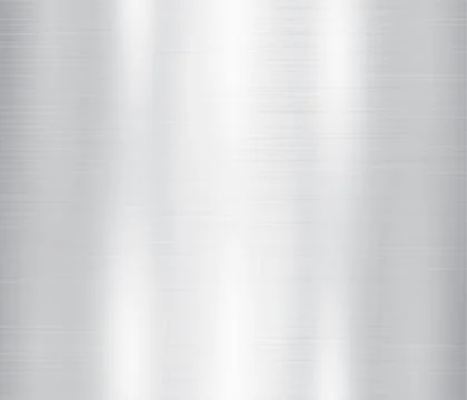 Vector illustration of grey metal, stainless steel texture background Ilustração Stock