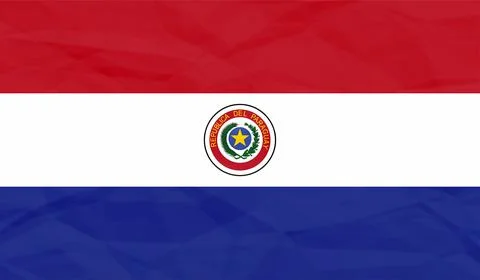 Vector Illustration Grunge And Distressed Flag Of Paraguay 스톡 일러스트