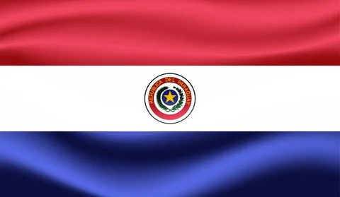 Vector Illustration Grunge And Distressed Flag Of Paraguay Illustrazione stock