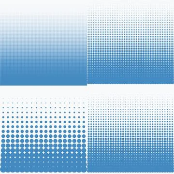 Vector illustration of a halftone pattern Stock Illustration