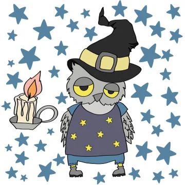 Vector illustration of Halloween set, Stock Illustration