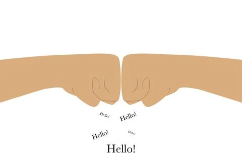 Vector illustration. hand pose concept. A female or male hand making a fist.. Stock Illustration