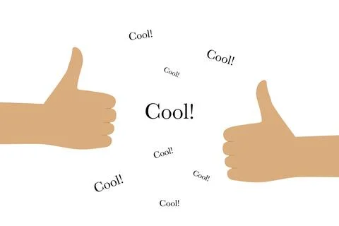 Vector illustration. Hand pose concept. Male or female hands with finger up.. Stock Illustration