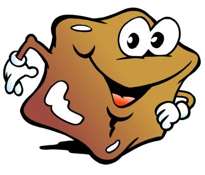 Vector illustration of an Happy Candy Caramel Toffee Stock Illustration