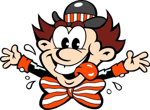 Vector illustration of an Happy Candy Man Stock Illustration