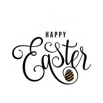 Vector illustration of happy easter greeting template Stock Illustration