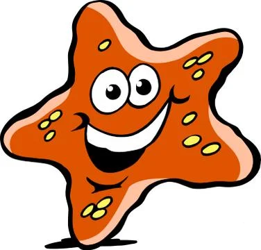 Vector illustration of an Happy Licorice Salt or Candy Star Stock Illustration
