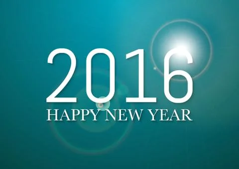 Vector illustration of a happy new year 2016 イラスト素材