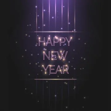 Vector illustration Happy New Year 2023 poster invitations. Christmas frame o Stock Illustration