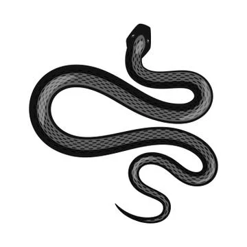 Vector illustration of harm and bite symbol. Set of harm and reptile stock Illustrazione stock