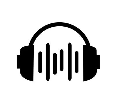Vector illustration headphone icon Illustrazione stock