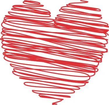 Vector illustration of a heart Stock Illustration