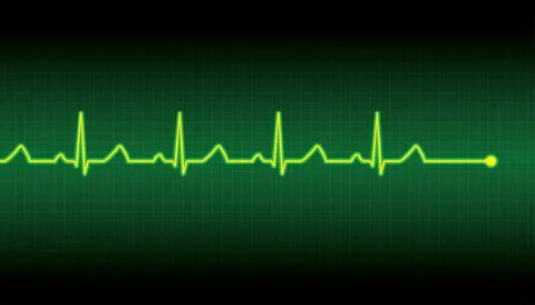 Vector illustration of a heart pulse Stock Illustration
