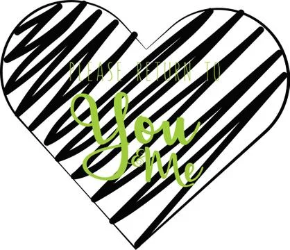 Vector illustration of heart shape Illustrazione stock