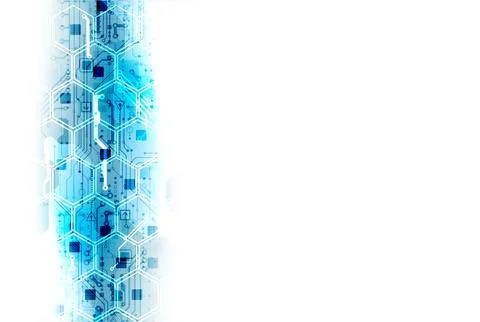 Vector illustration, Hi-tech digital technology and engineering theme Illustrazione stock