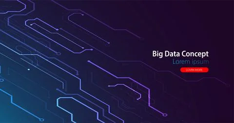 Vector illustration, Hi-tech digital technology and engineering theme 스톡 일러스트