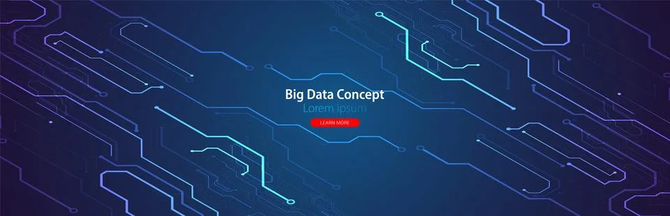 Vector illustration, Hi-tech digital technology and engineering theme Stock Illustration