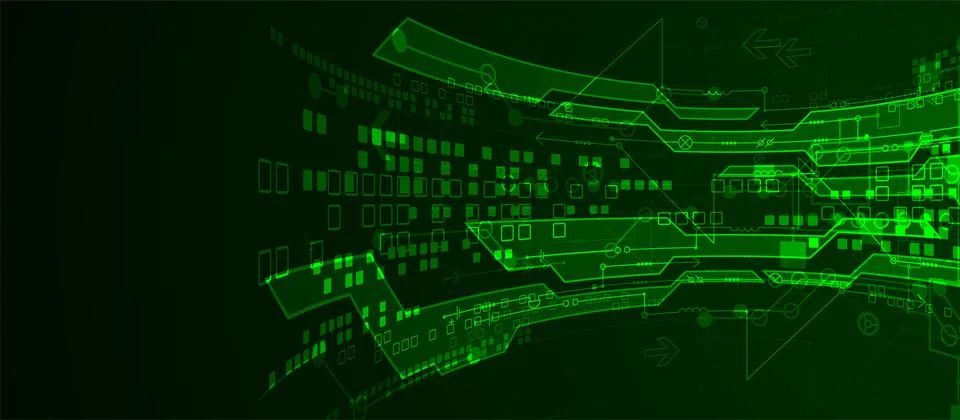 Vector illustration, Hi-tech digital technology and engineering background Stock Illustration