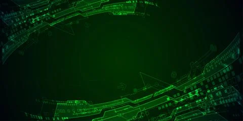 Vector illustration, Hi-tech digital technology and engineering background 스톡 일러스트